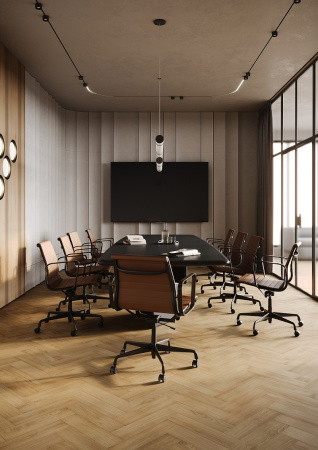 Кварцевый паркет Quartz Parquet Штучный паркет Гикори Североамериканский 44-400-74 5/0,6 мм